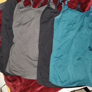4 Nursing tank tops size XL